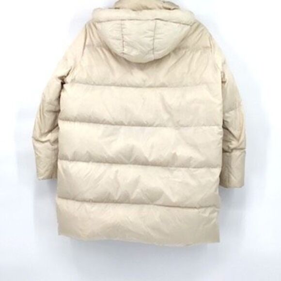 Zara Cream Puffer Jacket - Picture 4 of 12